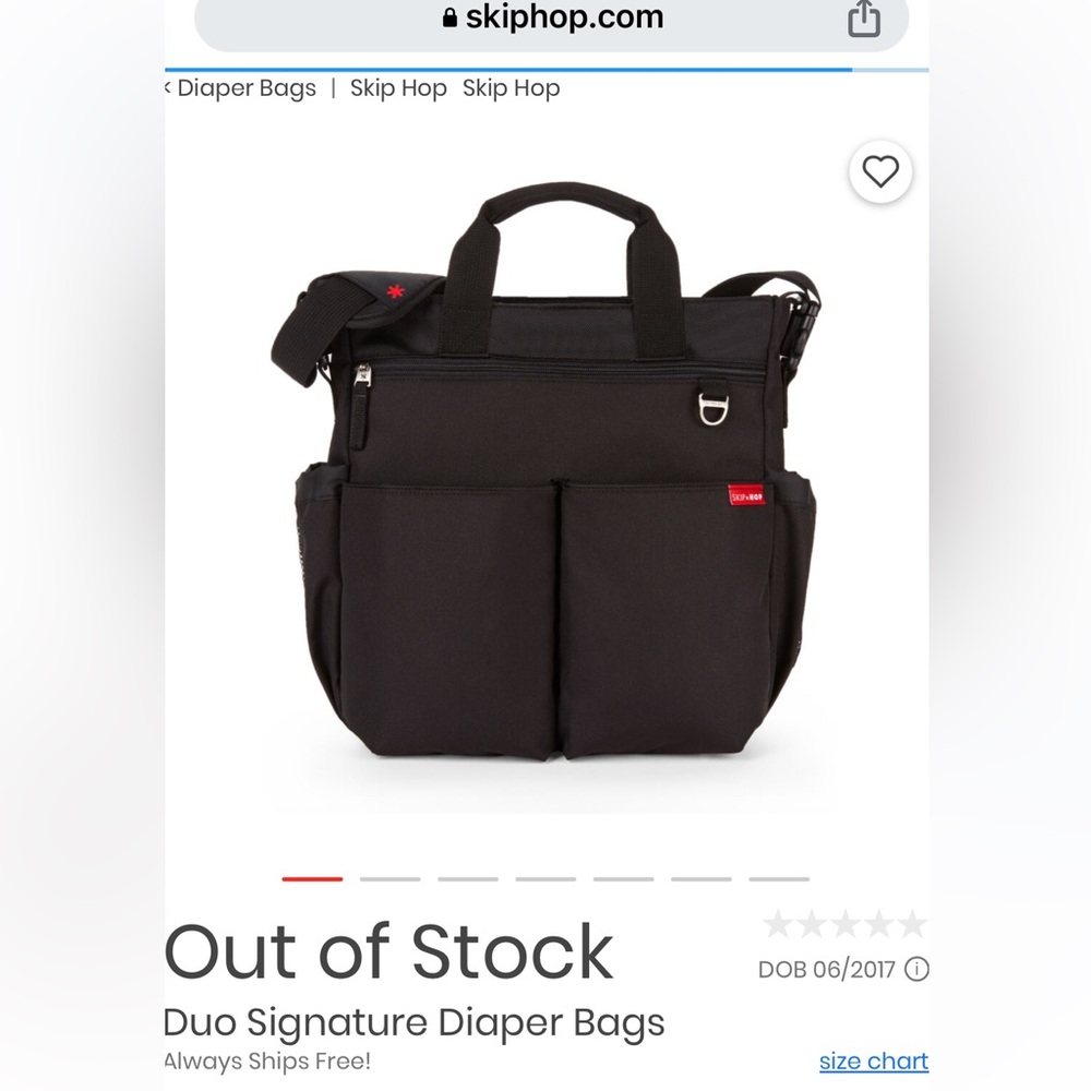 Skip Hop Duo Signature Diaper Bag